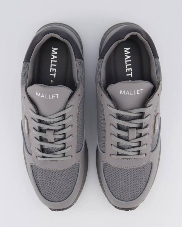 Mallet Footwear Lite Triple Grey Sneakers Gray Heren