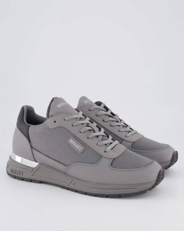 Mallet Footwear Lite Triple Grey Sneakers Gray Heren