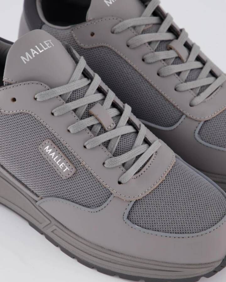 Mallet Footwear Lite Triple Grey Sneakers Gray Heren