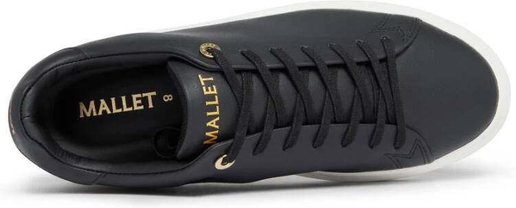 Mallet Footwear Zwart Goud Lite Cupsole Sneaker Black Heren