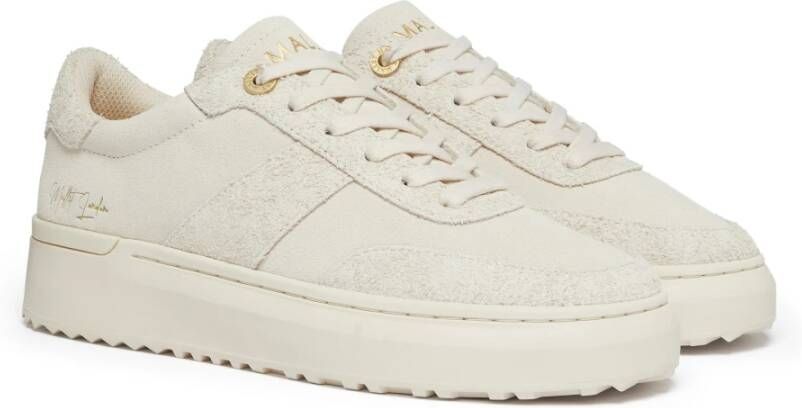 Mallet London Beige Leren Dames Sneakers Beige Heren