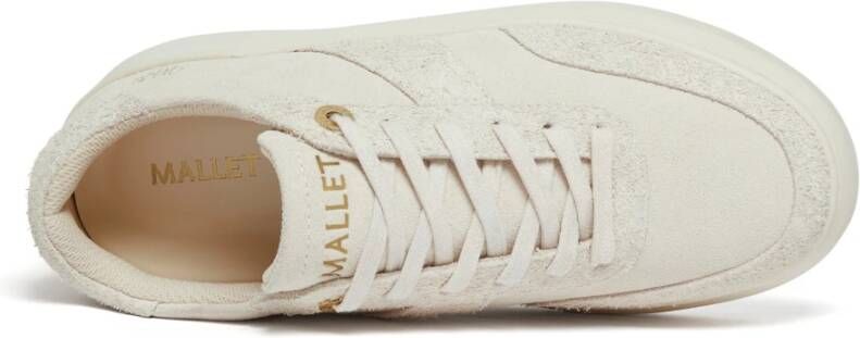 Mallet London Beige Leren Dames Sneakers Beige Heren