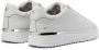 Mallet London Grijs Zilver Leren Sneakers Stijlvol Modern Gray Heren - Thumbnail 3