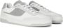 Mallet London Grijze Cupsole Sneaker met Witte Accenten Gray Heren - Thumbnail 2