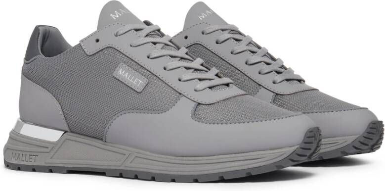 Mallet London Lite Triple Grey Sneakers Gray Heren