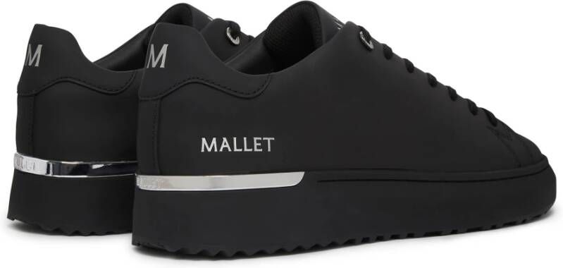 Mallet London Lite Triple Zwart Zilver Sneakers Black Heren