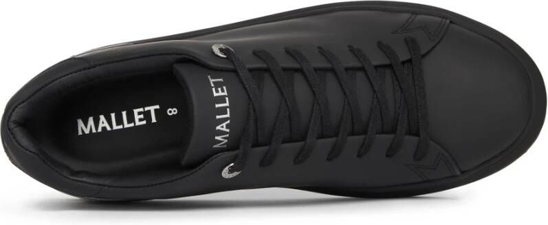 Mallet London Lite Triple Zwart Zilver Sneakers Black Heren