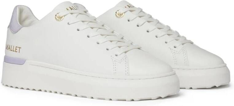 Mallet London Lite White Lilac Sneakers White Heren