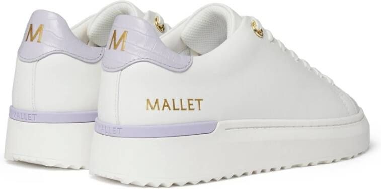 Mallet London Lite White Lilac Sneakers White Heren