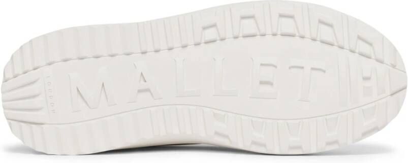 Mallet London Lite White Pink Tab Dames Sneakers White Heren