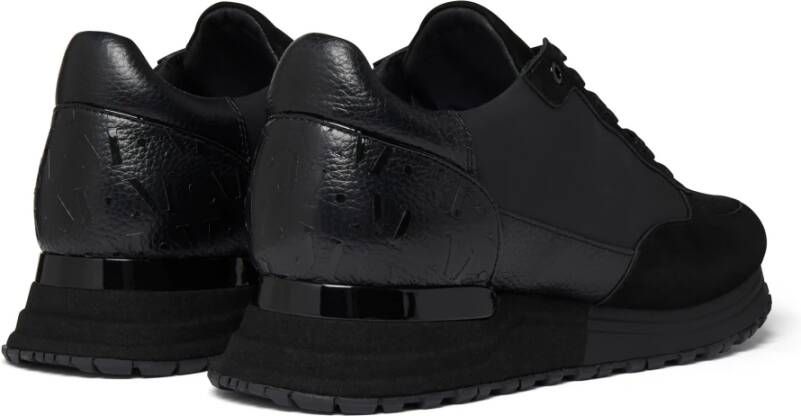 Mallet London Luxe Triple Zwart Gloss Sneakers Black Heren