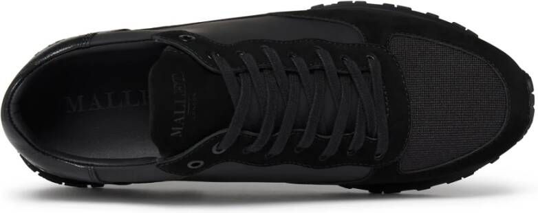 Mallet London Luxe Triple Zwart Gloss Sneakers Black Heren