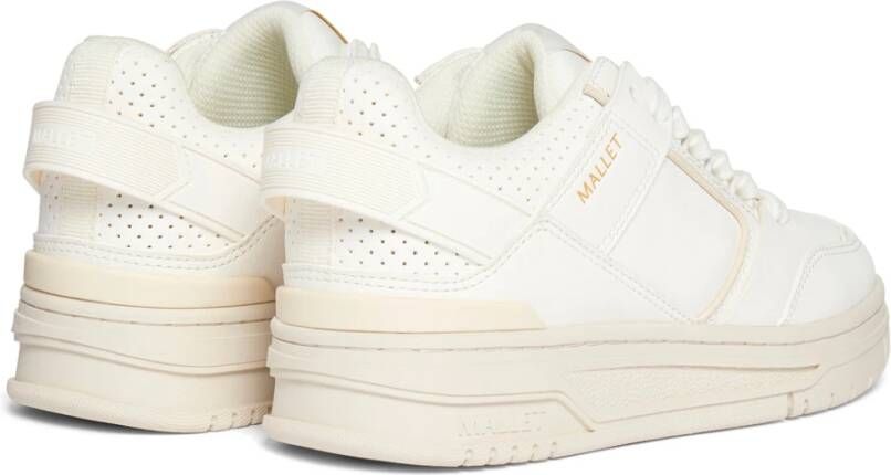 Mallet London Off-White Compton Damessneakers White Heren