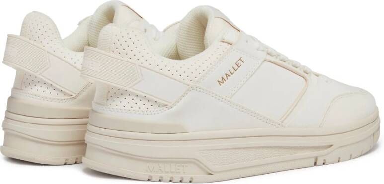 Mallet London Off-White Skater Sneakers White Heren