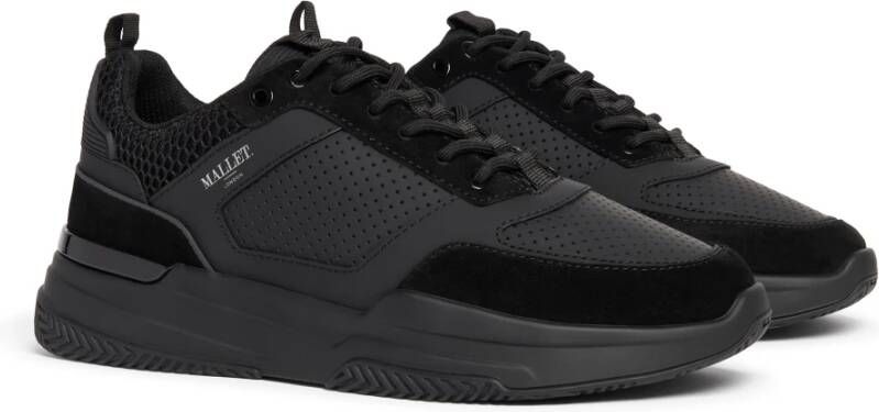 Mallet London Radnor Triple Black Sneaker Black Heren