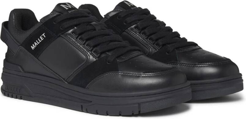 Mallet London Retro Zwarte Sneakers Black Heren