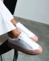 Mallet London Roze Gedipte Damessneakers White Dames - Thumbnail 2