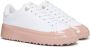 Mallet London Roze Gedipte Damessneakers White Dames - Thumbnail 3