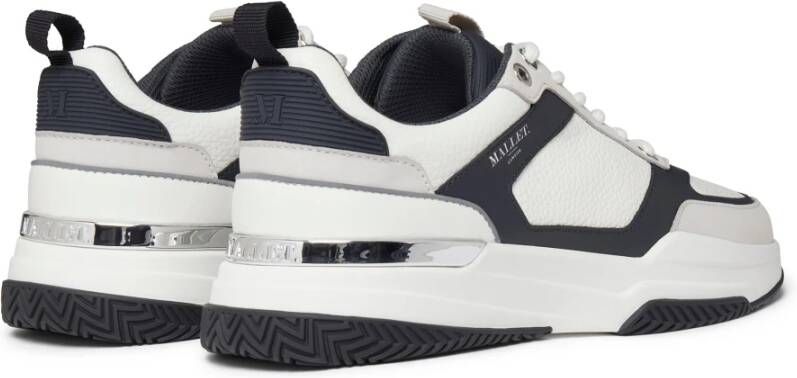 Mallet London Wit Marine Sneaker Radnor Stijl White Heren