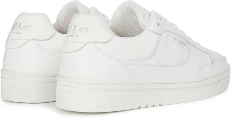 Mallet London Witte Cupsole Sneakers voor Mannen White Heren