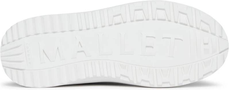 Mallet London Witte Gouden Dames Sneakers White Heren