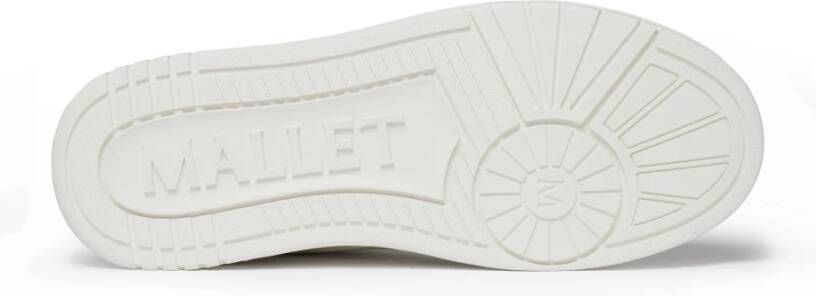 Mallet London Witte Retro Skater Sneakers White Heren