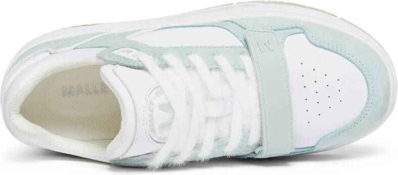 Mallet London Salie Witte Band Sneakers Green Dames