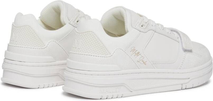 Mallet London Witte Triple Strap Damessneakers White Heren