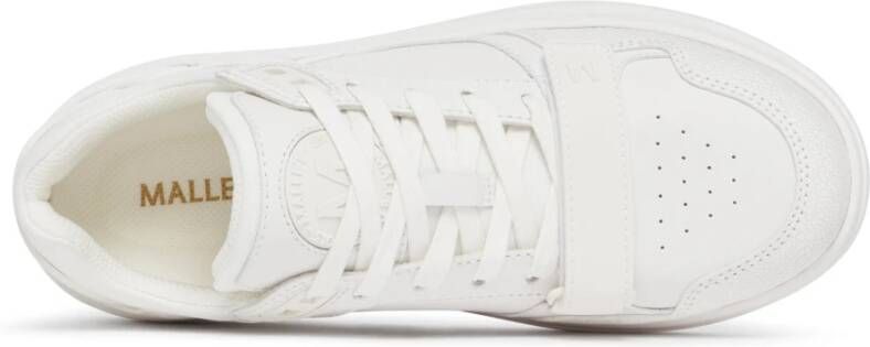 Mallet London Witte Triple Strap Damessneakers White Heren