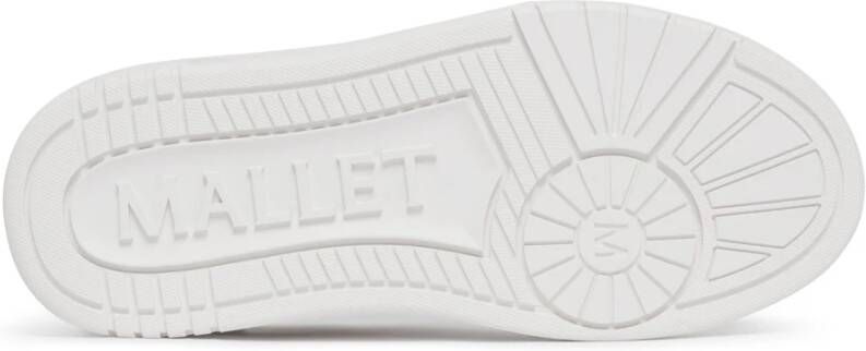 Mallet London Witte Triple Strap Damessneakers White Heren