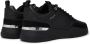 Mallet London Zwart Zilver Reflecterende Leren Sneakers Black Heren - Thumbnail 3