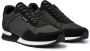 Mallet London Zwarte Geperforeerde Leren Sneakers Black Heren - Thumbnail 2