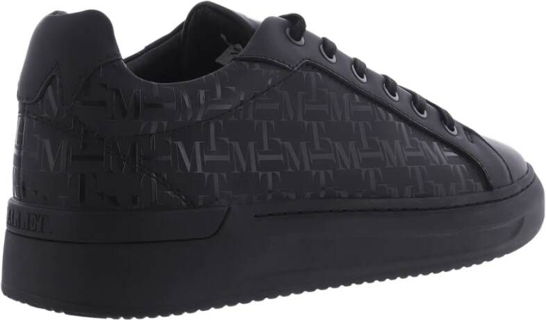 Mallet London Zwarte Sneaker voor Heren Black Heren