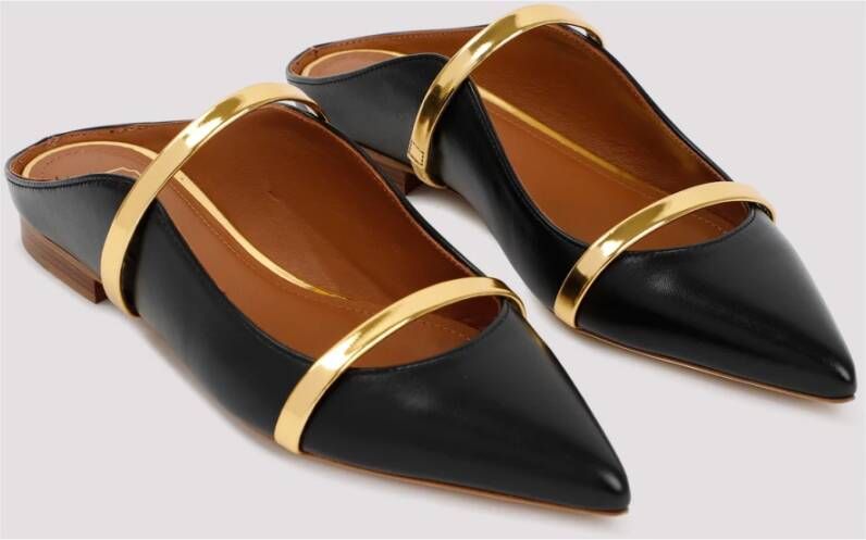 Malone Souliers Ballerinas Black Dames