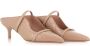 Malone Souliers Beige Cocco Effect Leren Muiltjes Beige Dames - Thumbnail 2