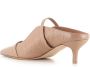 Malone Souliers Beige Cocco Effect Leren Muiltjes Beige Dames - Thumbnail 4