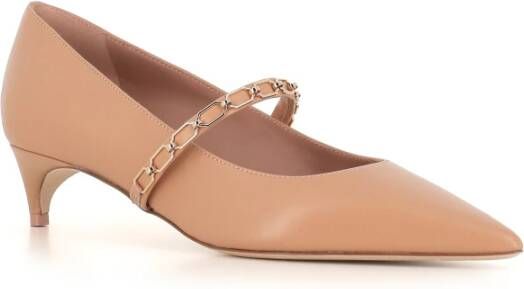 Malone Souliers Beige Hakken met Puntige Neus Pumps Beige Dames