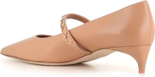 Malone Souliers Beige Hakken met Puntige Neus Pumps Beige Dames