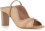 Malone Souliers Beige Raffia Elastische Leren Sandaal Beige Dames - Thumbnail 3