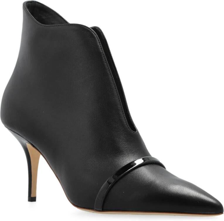 Malone Souliers Gehakte enkellaarsjes Cora Black Dames