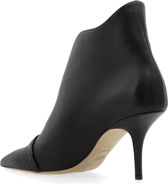 Malone Souliers Gehakte enkellaarsjes Cora Black Dames