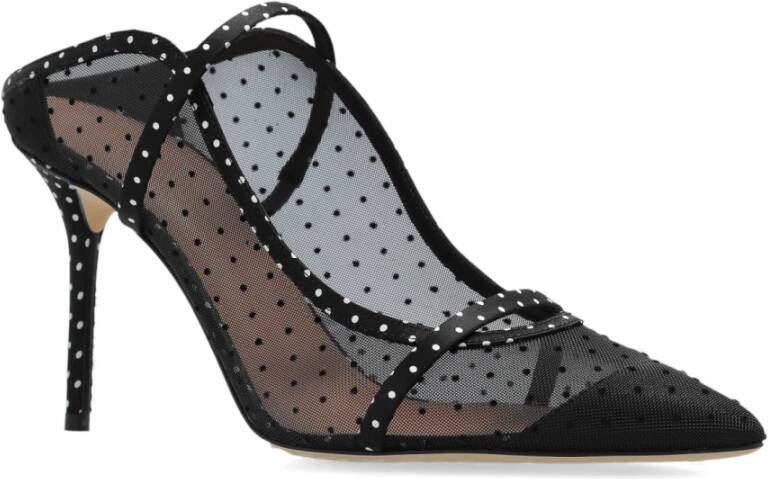 Malone Souliers 'Maureen' met hakken muiltjes Black Dames