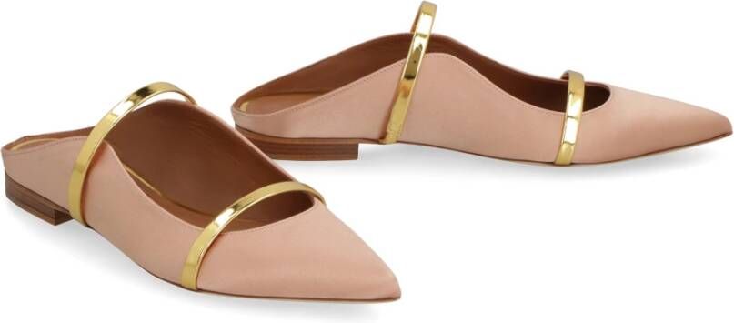 Malone Souliers Platte puntige balletschoenen Pink Dames