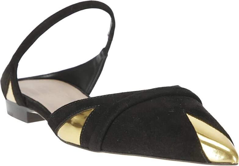 Malone Souliers Uma 10 Flats Black Dames