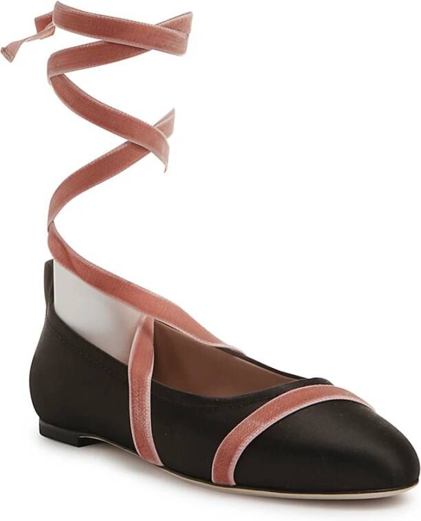 Malone Souliers Zwarte Ballerina Schoenen voor Vrouwen Black Dames