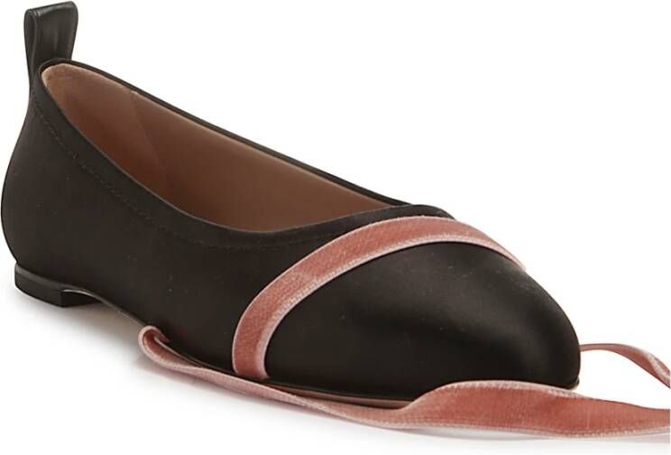 Malone Souliers Zwarte Ballerina Schoenen voor Vrouwen Black Dames