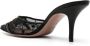 Malone Souliers Zwarte bloemen geborduurde hakken Black Dames - Thumbnail 2