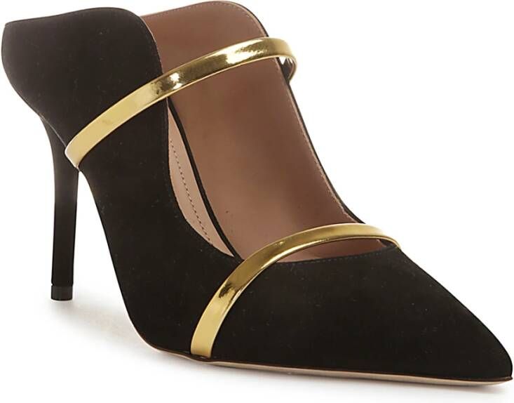 Malone Souliers Zwarte hakken schoenen Black Dames