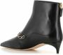 Malone Souliers Zwarte leren puntige laarzen Black Dames - Thumbnail 4