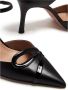 Malone Souliers Zwarte Leren Puntige Slip-On Hakken Black Dames - Thumbnail 2